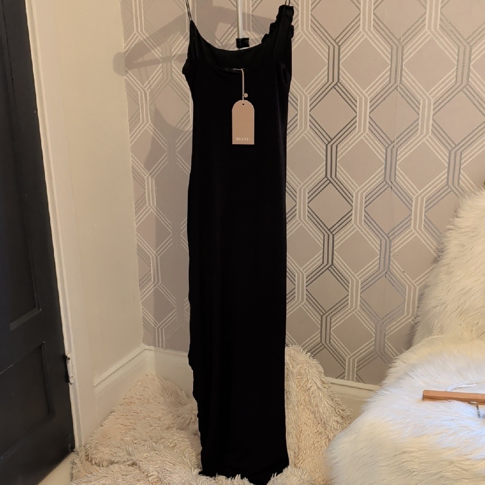 Meshki Black Maxi Dress - Picture 2 of 13